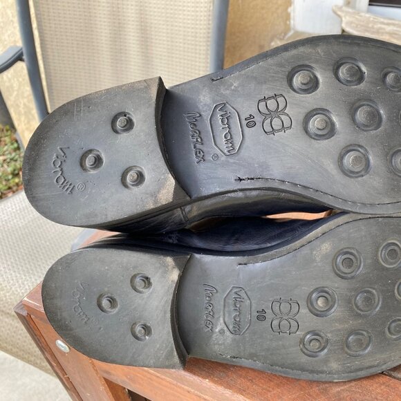 Green George Mens Shoes Chelsea Boots black Leather soles Vibram morflex - Picture 4 of 10